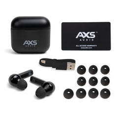 AXS Audio Professional Earbuds Satin Black